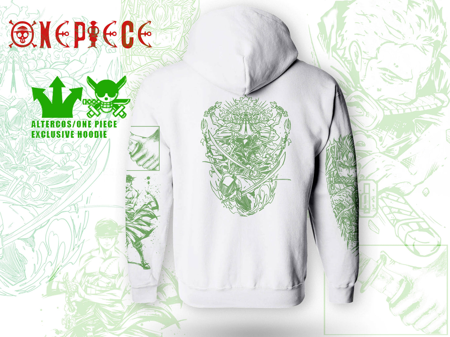 One Piece Roronoa Zoro Kapuzenpullover