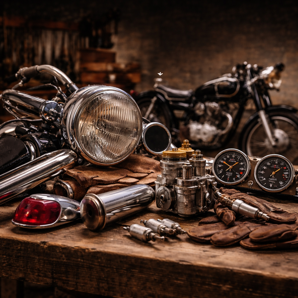 Motorradteile für Oldtimer