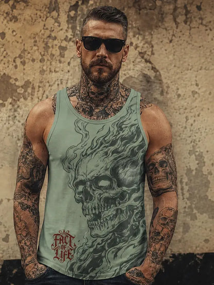 Herren Tanktop Skull
