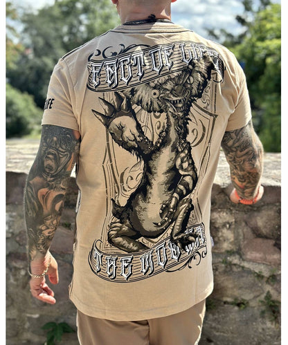 Fact of Life T-Shirt „Mogwai“ TS-80 gilded beige