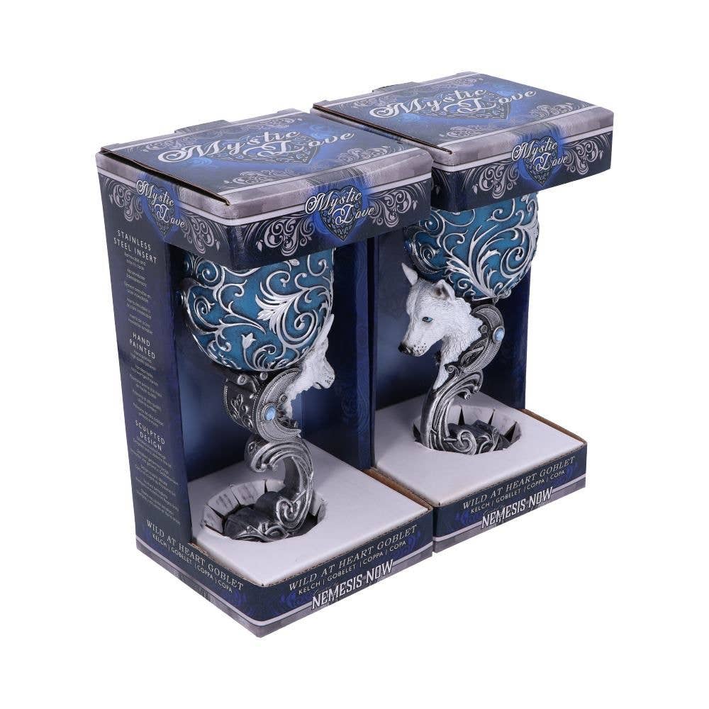 Wild-at-Heart-Kelche 18,5 cm (Set mit 2)