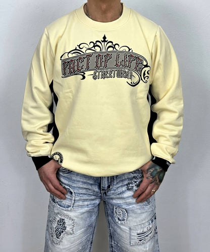 Fact of Life Sweat-Shirt "Different" SP-06 pale banana