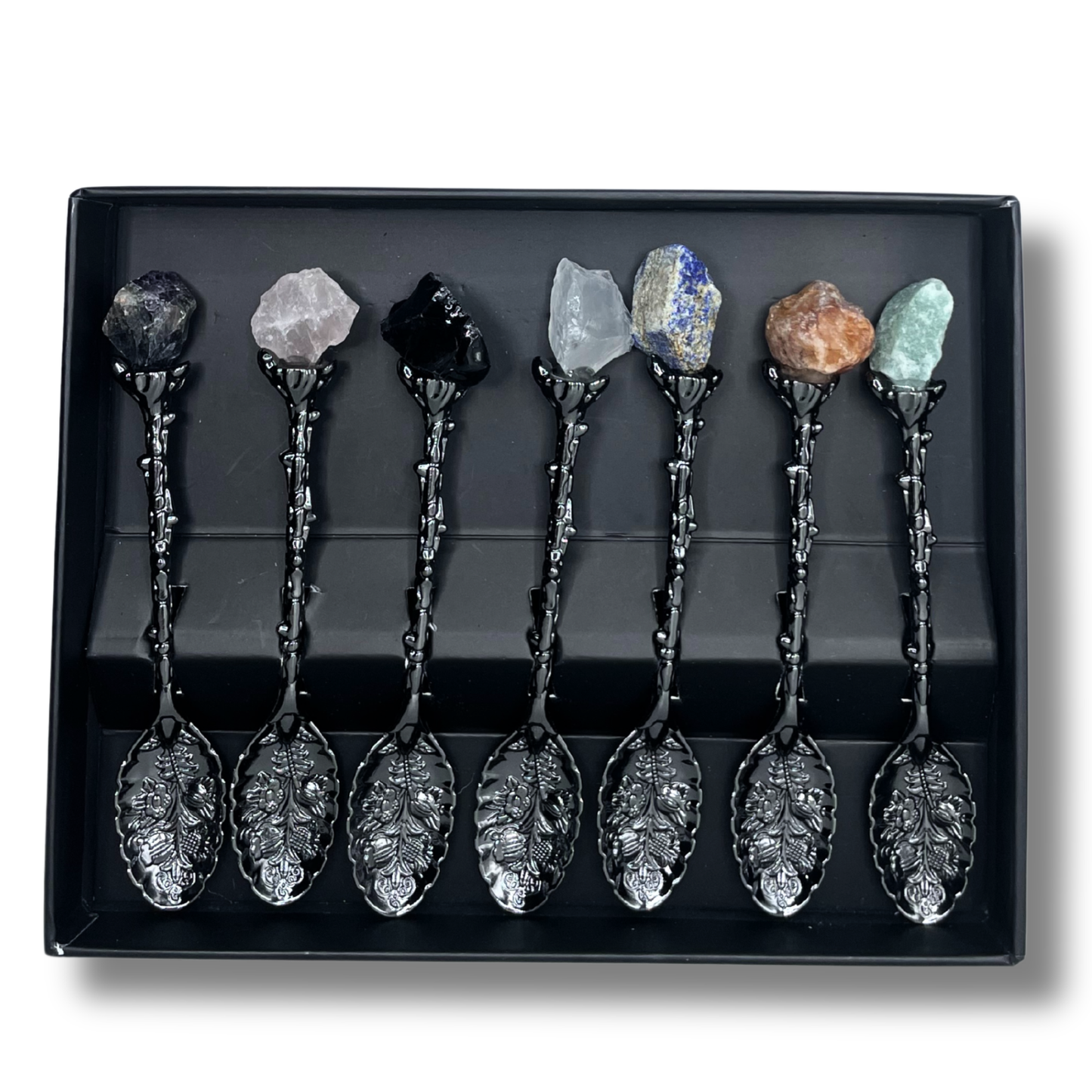Großhandel Edelstein-Hexenlöffel-Sets