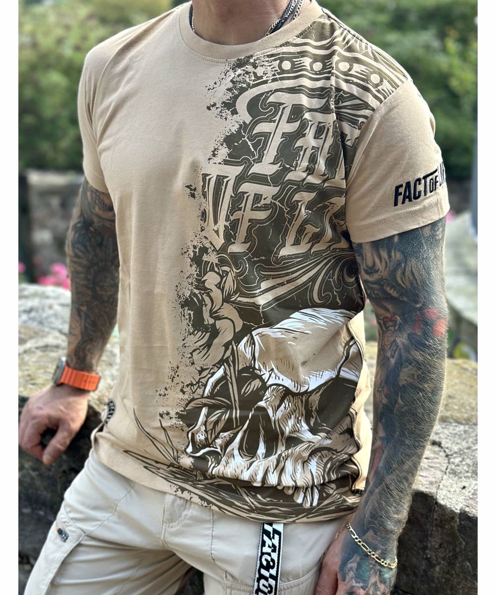 Fact of Life T-Shirt „Mogwai“ TS-80 gilded beige