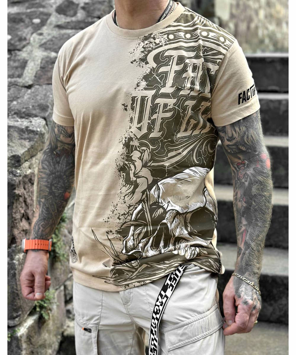 Fact of Life T-Shirt „Mogwai“ TS-80 gilded beige