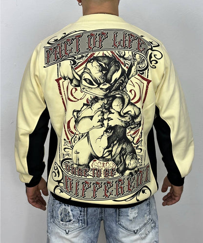 Fact of Life Sweat-Shirt "Different" SP-06 pale banana