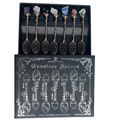 Großhandel Edelstein-Hexenlöffel-Sets