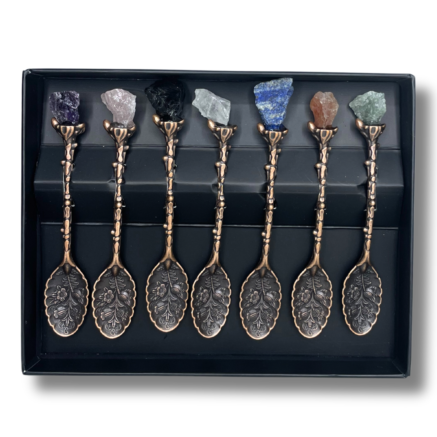 Großhandel Edelstein-Hexenlöffel-Sets