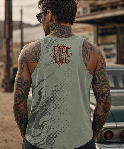 Herren Tanktop Skull