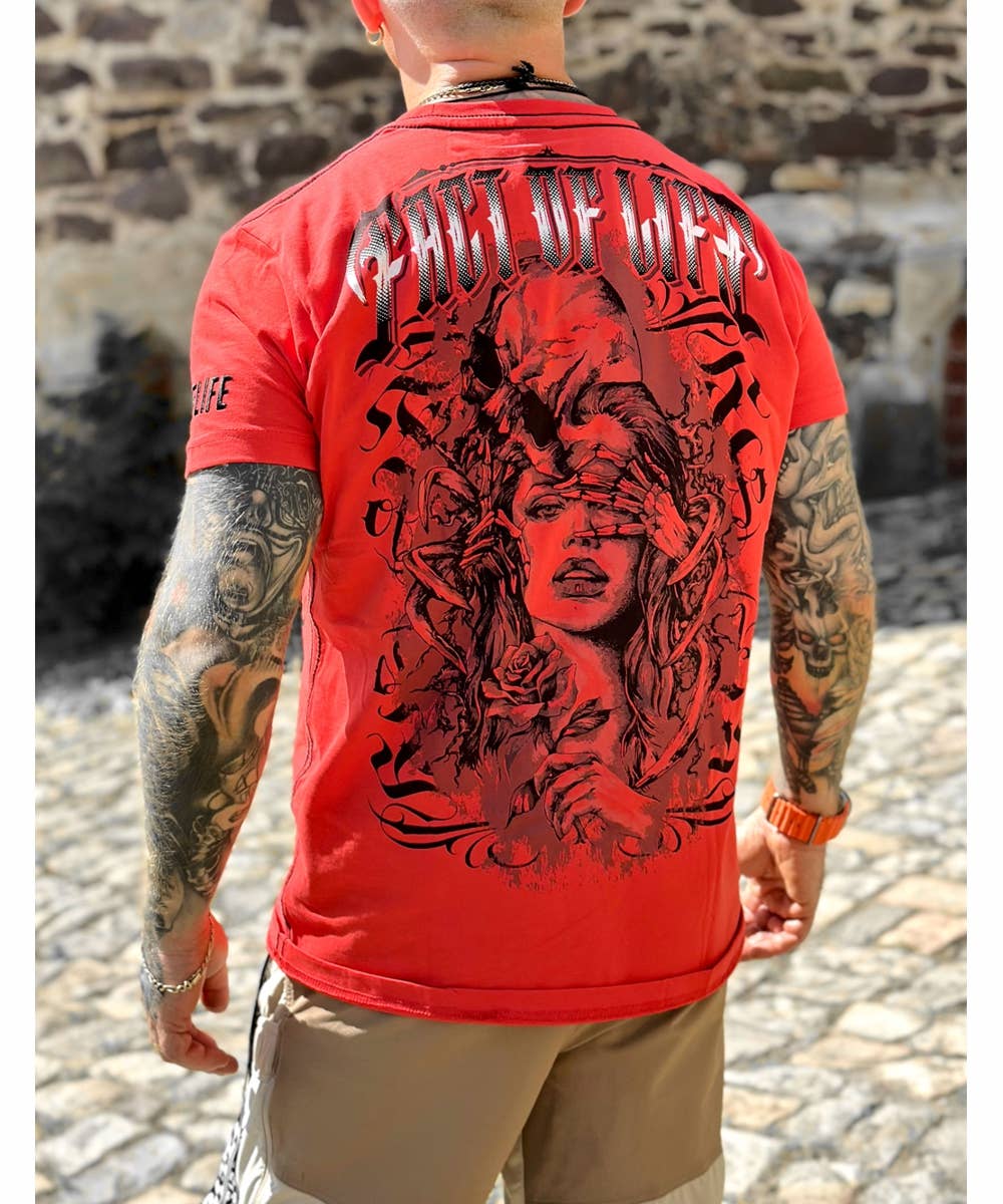 Fact of Life T-Shirt „Sinner“ TS-82 fiery red