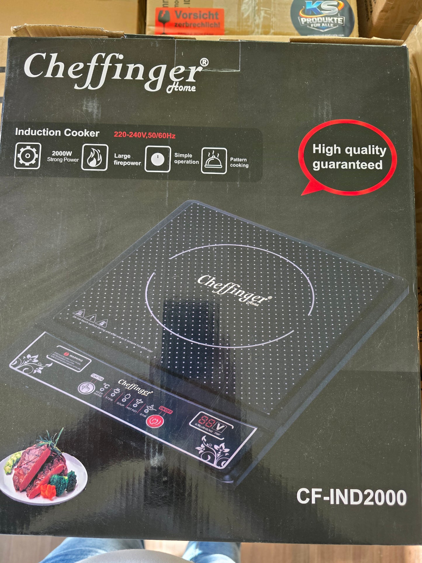 Wunderschöne Induction kochplatte